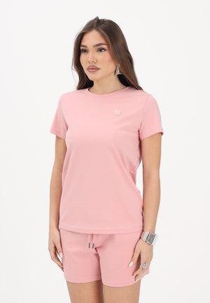 PUMA T-shirt a manica corta Essentials Elevated rosa da donna 691855 26 PUMA 