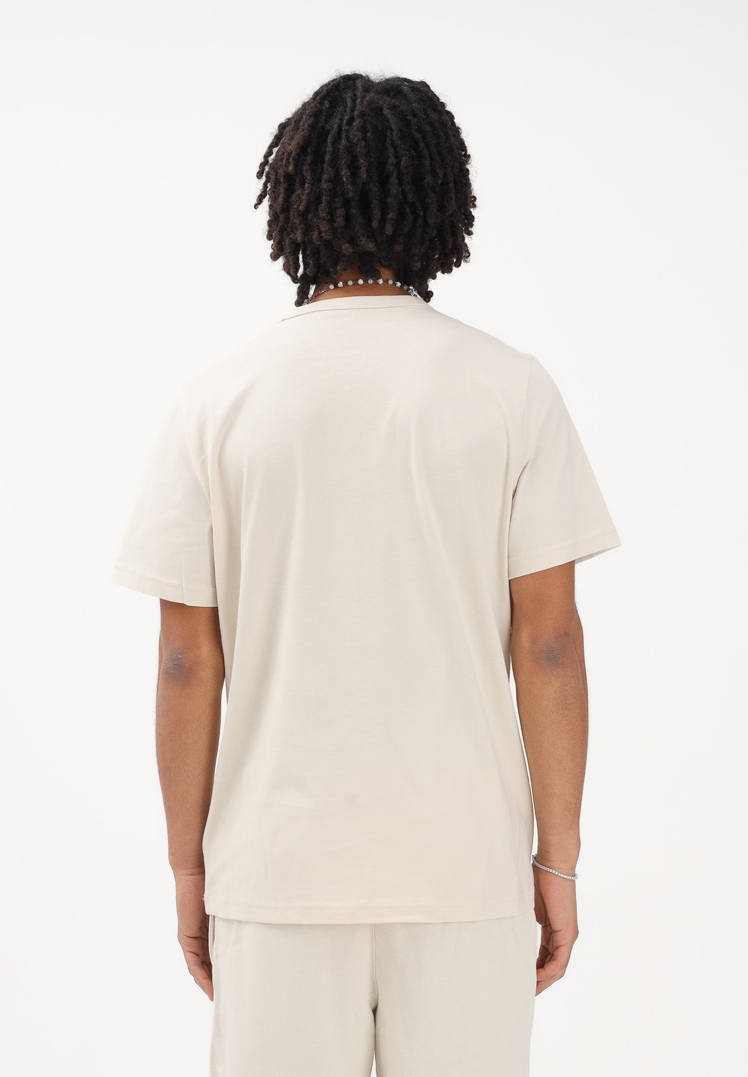 PUMA T-shirt a manica corta Essentials Elevated beige da uomo 692054 87 PUMA 