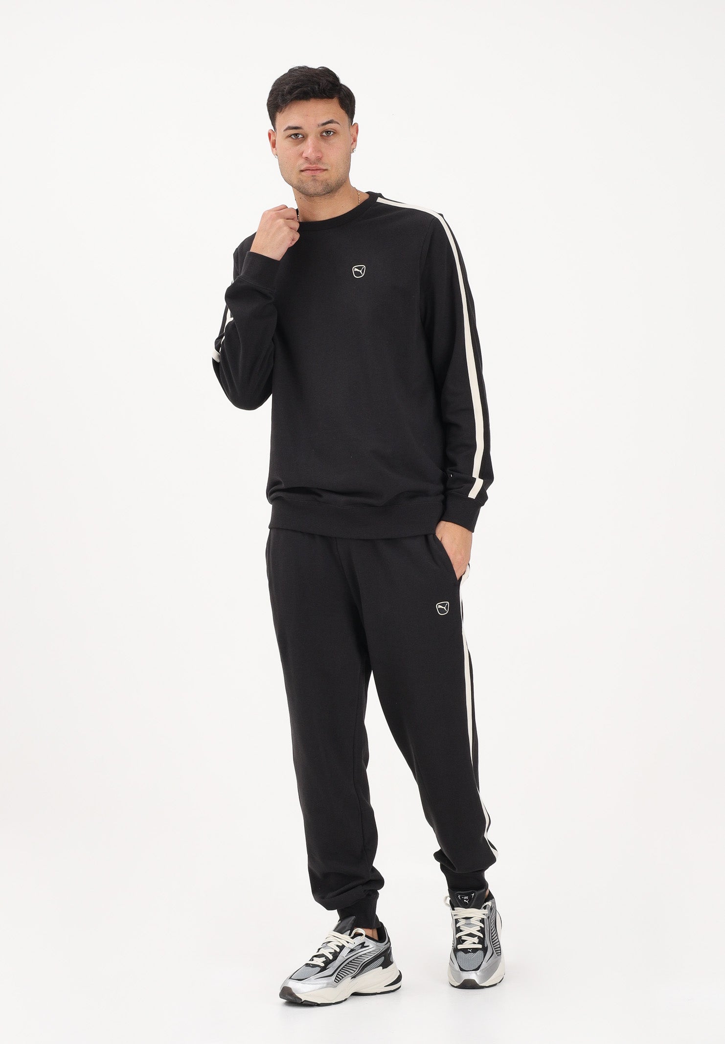 PUMA Pantalone sportivo Essentials Elevated nero da uomo 692055 01 PUMA 