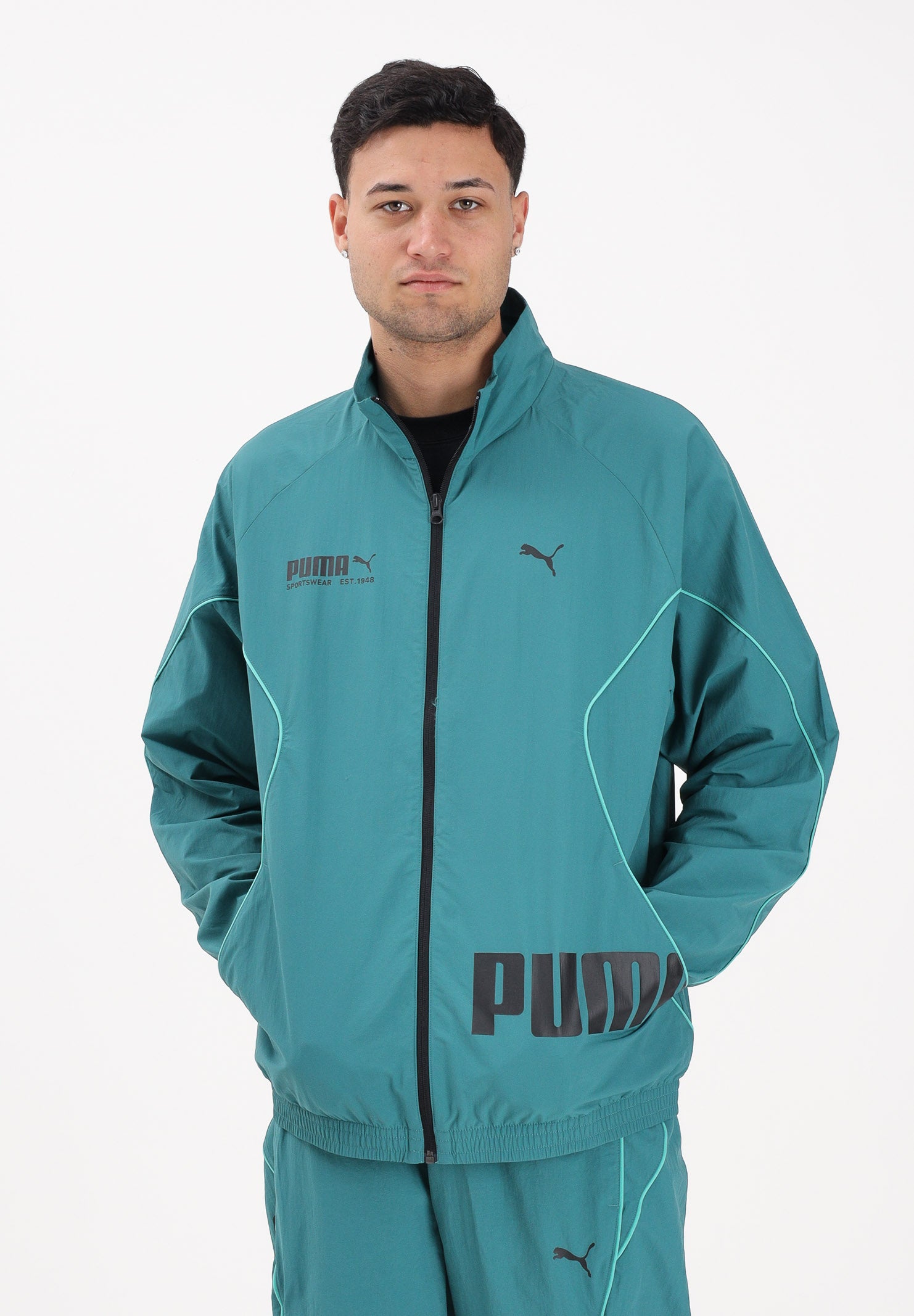 PUMA Giacca a vento PUMA Sport verde da uomo 692173 41 PUMA 
