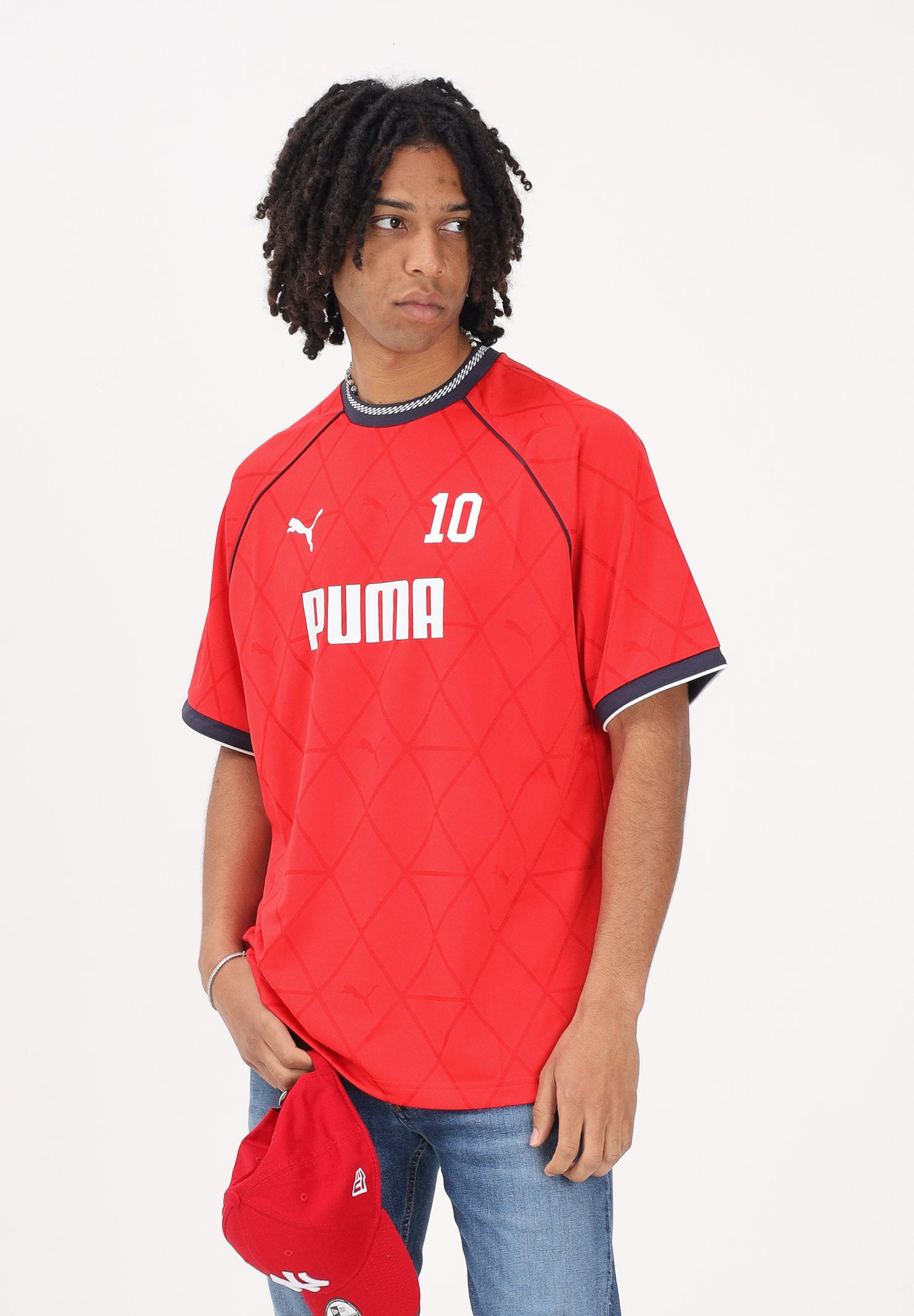 PUMA T-shirt a manica corta PUMA Sport Pinnacle rossa da uomo 692177 11 PUMA 
