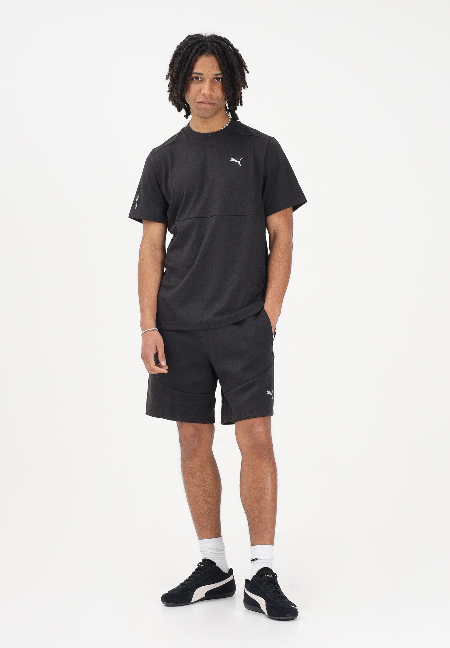 PUMA T-shirt a manica corta PUMATECH nera da uomo 692180 01 PUMA 