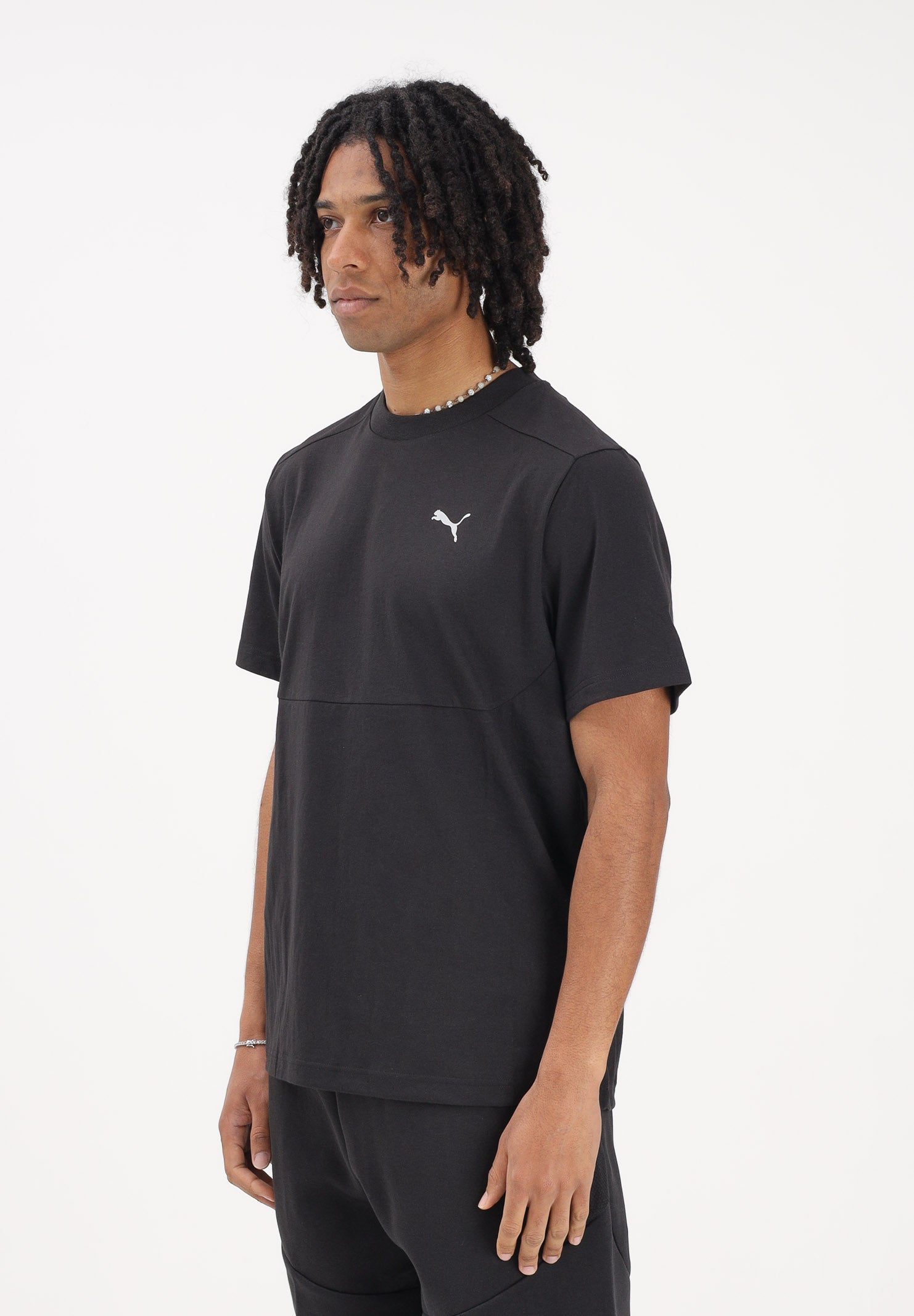 PUMA T-shirt a manica corta PUMATECH nera da uomo 692180 01 PUMA 