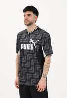 PUMA T-shirt a manica corta Essentials Block Relaxed nera da uomo 692194 01 PUMA 