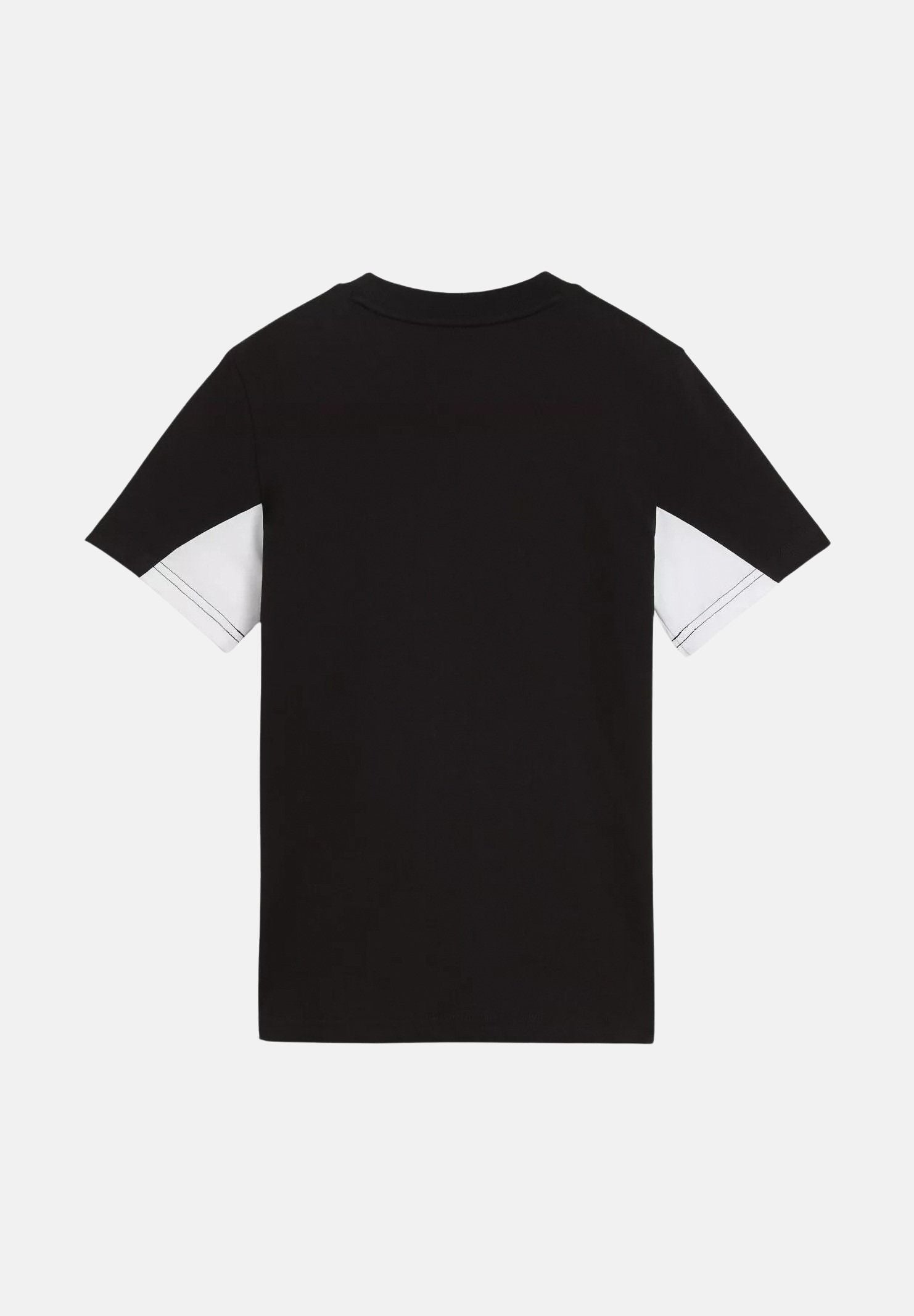 PUMA T-shirt a manica corta Essentials+ Block nera per bambino e bambina 692512 01 PUMA 