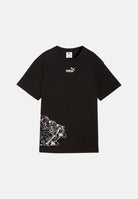 PUMA T-shirt a manica corta Graphic nera per bambino e bambina 692610 01 PUMA 
