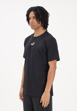 PUMA T-shirt a manica corta Essentials nera da uomo 692912 01 PUMA 
