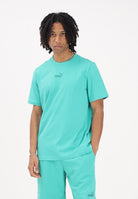 PUMA T-shirt a manica corta Essentials verde acqua da uomo 692912 40 PUMA 
