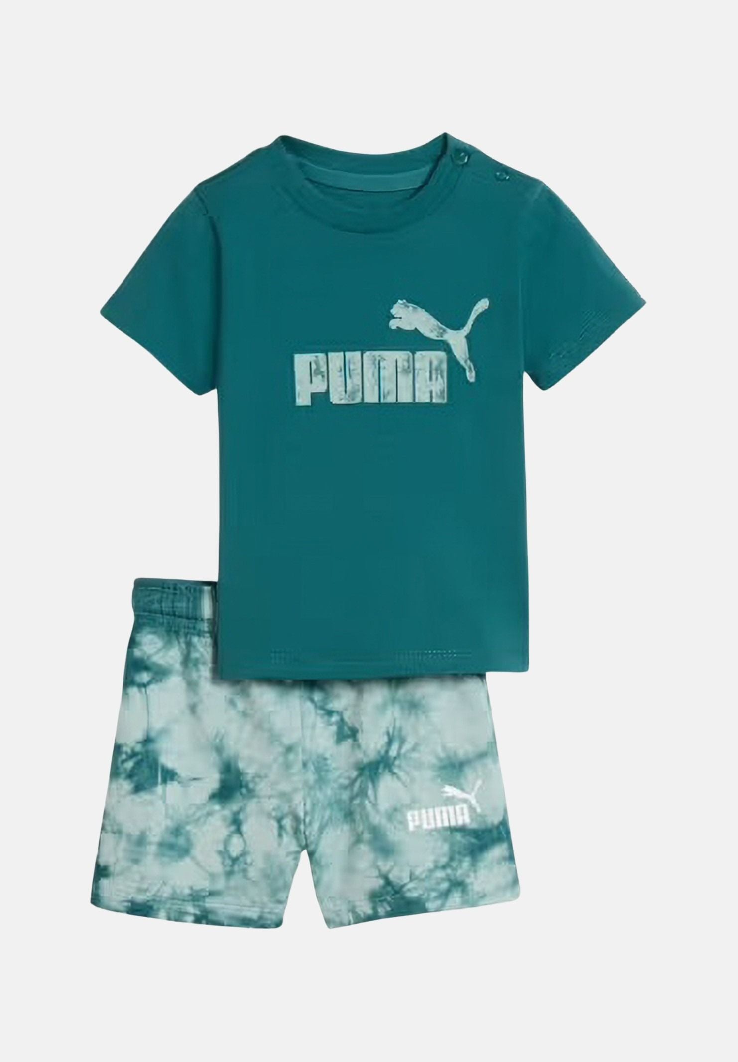 PUMA Completino Essentials Tie-Dye verde da neonato 693291 41 PUMA 
