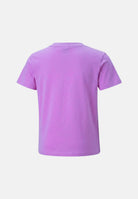 PUMA T-shirt a manica corta viola da bambina con logo in strass 693852 74 PUMA 