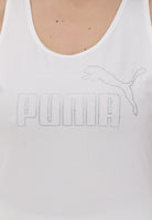 PUMA Canotta ESS LOGO TANK RHINESTONE bianca da donna 693864 02 PUMA 
