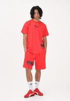 PUMA T-shirt a manica corta PUMA Sport Graphic Relaxed rossa da uomo 694673 11 PUMA 
