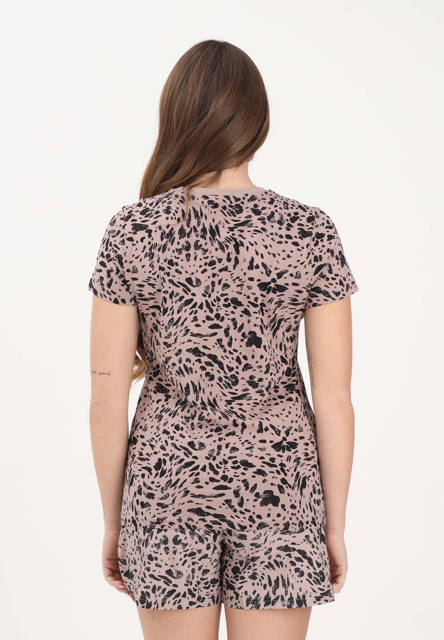 PUMA T-shirt a manica corta Essentials Graphics Animal Printed rosa da donna 694712 88 PUMA 