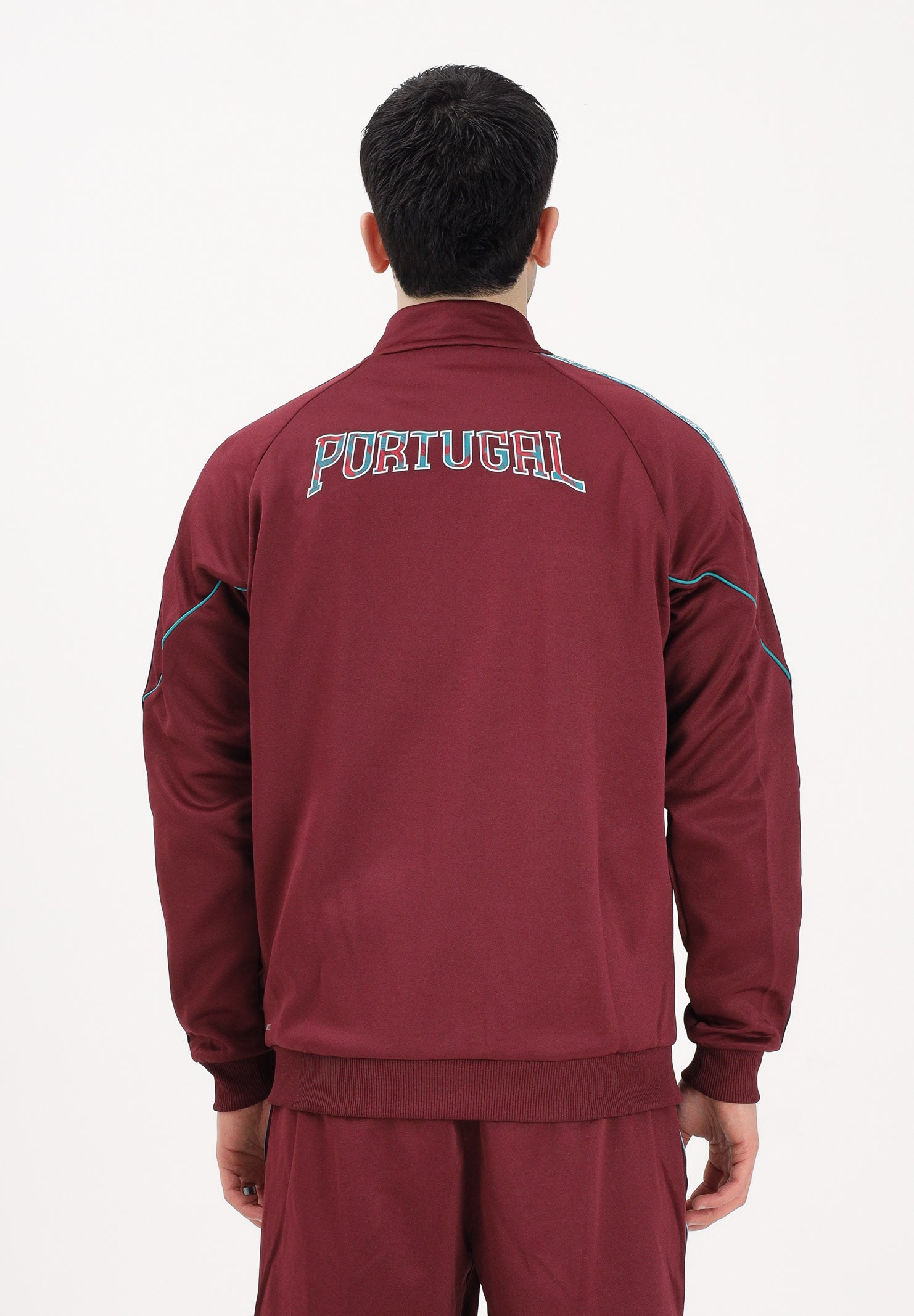 PUMA Felpa con zip Portogallo KING Anthem bordeaux da uomo 784833 24 PUMA 