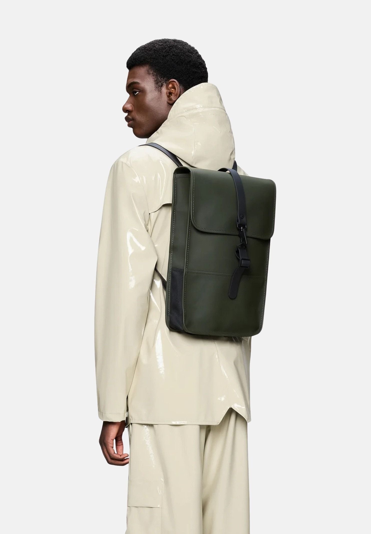 RAINS Zaino Puffed Backpack Mini verde per uomo e donna RA13020 GR RAINS 