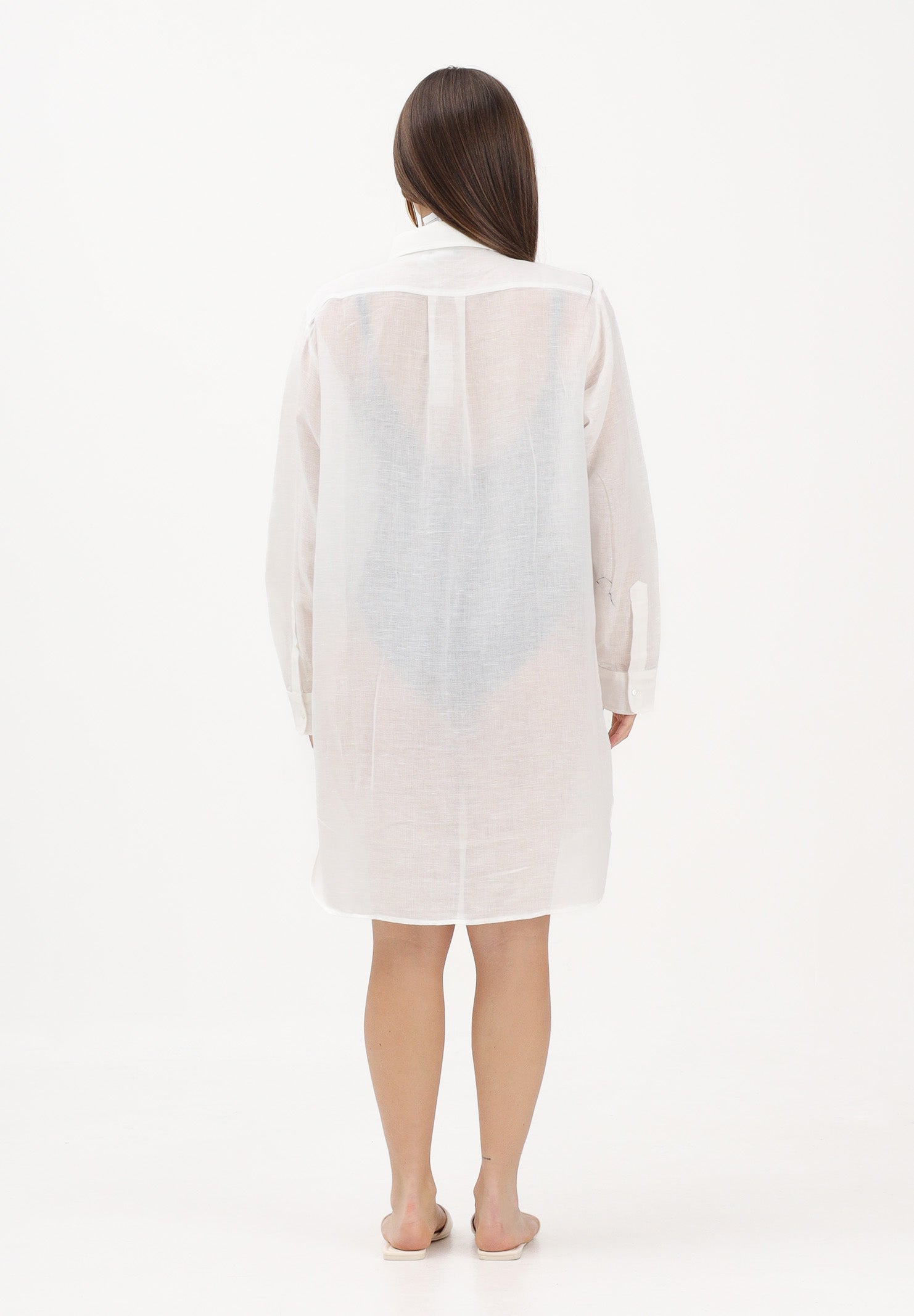 RALPH LAUREN Abito chemisier bianco da donna 21564377 CR RALPH LAUREN 