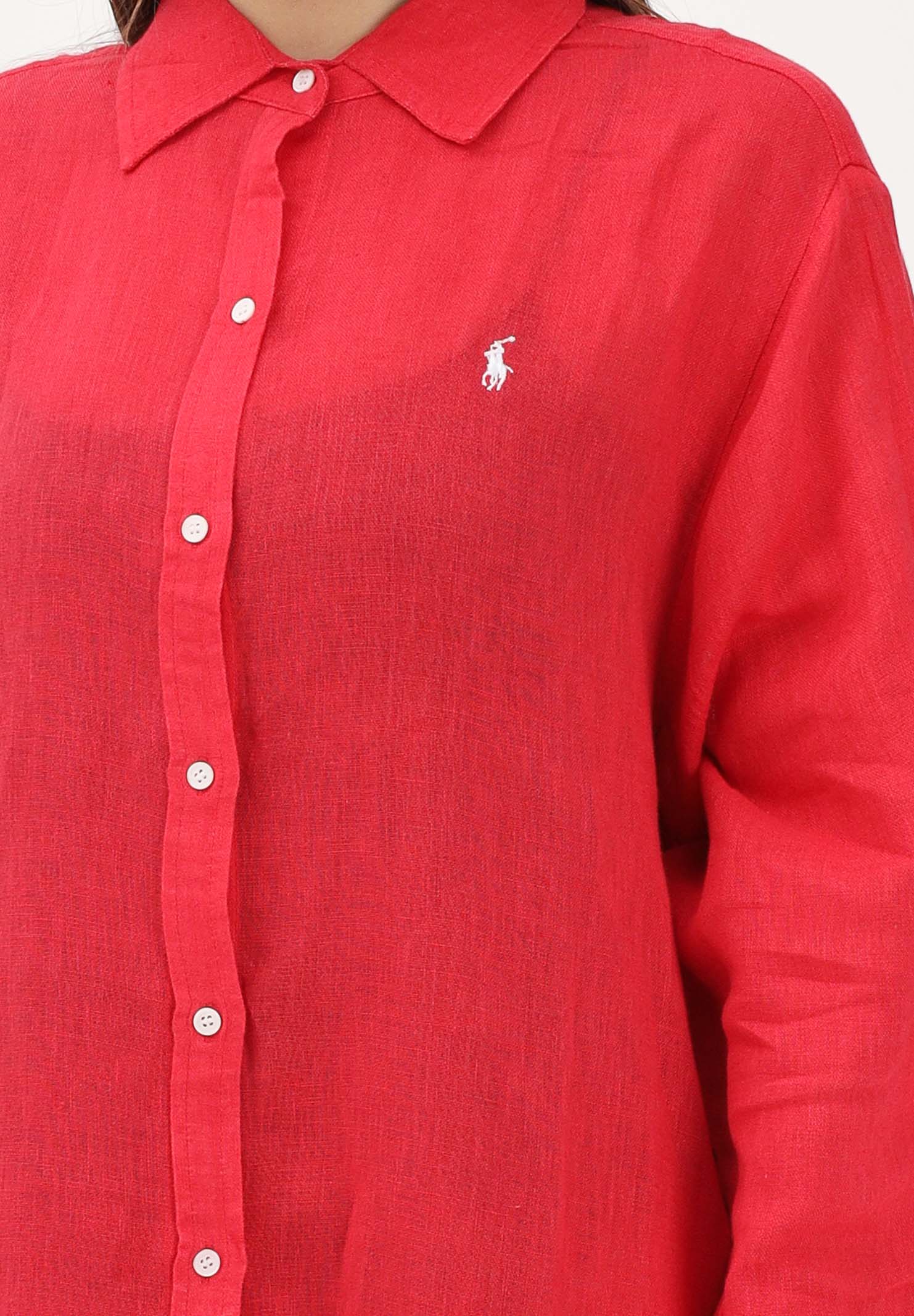 RALPH LAUREN Abito chemisier rosso da donna 21564377 RE RALPH LAUREN 