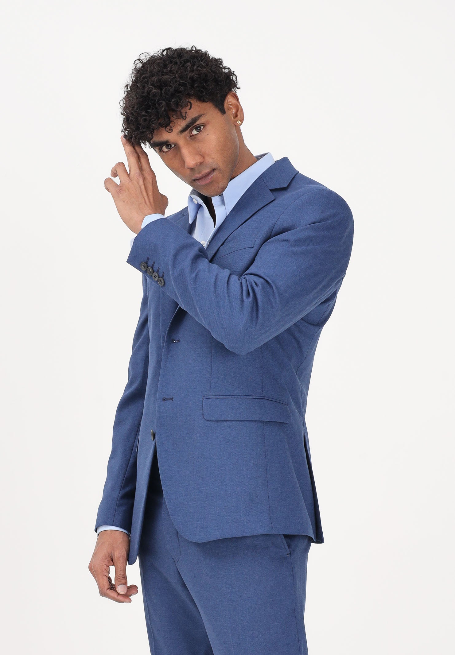SELECTED HOMME Giacca monopetto blu da uomo 16087868 BLDE SELECTED HOMME 