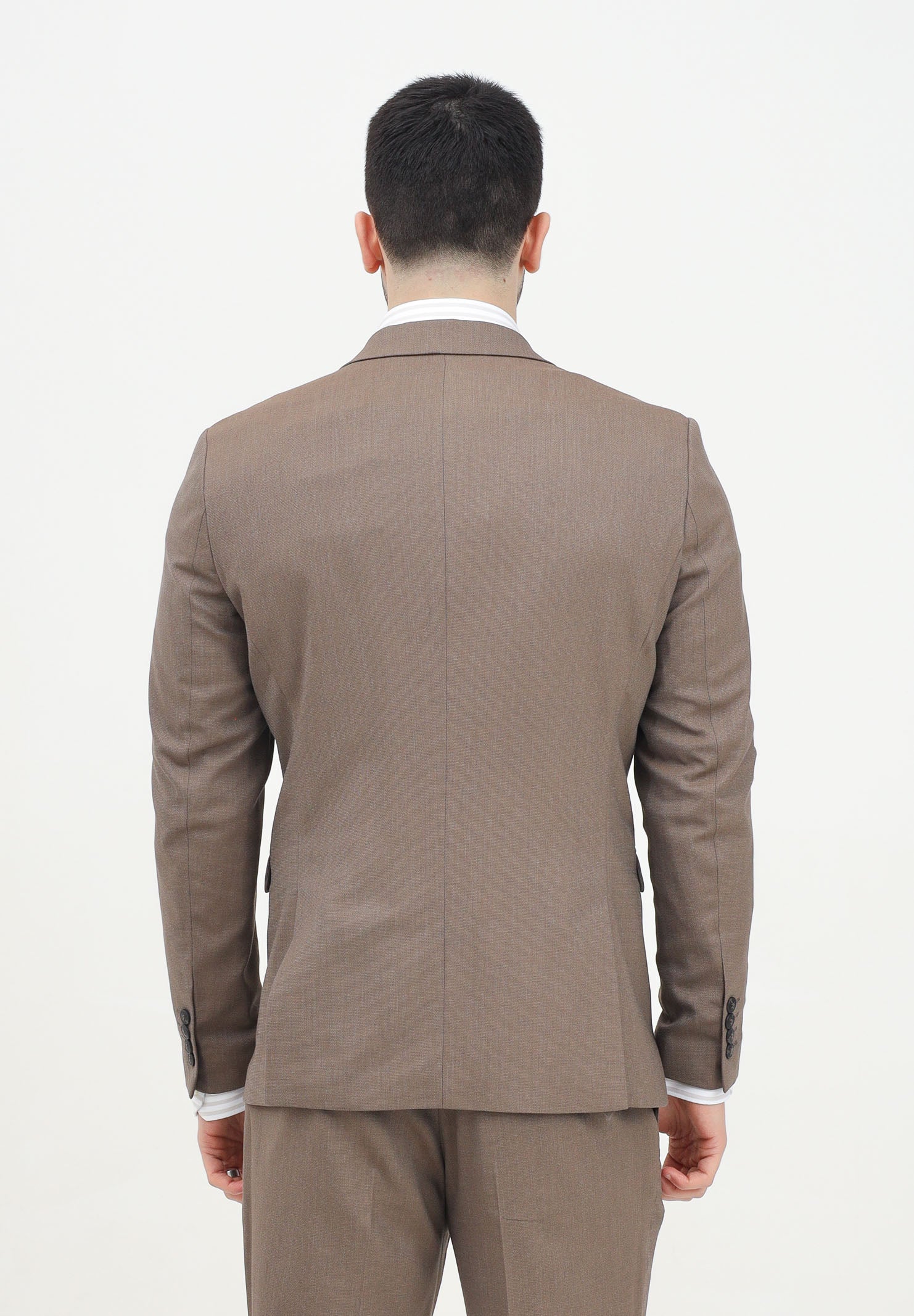 SELECTED HOMME Giacca monopetto marrone da uomo 16087868 KE SELECTED HOMME 