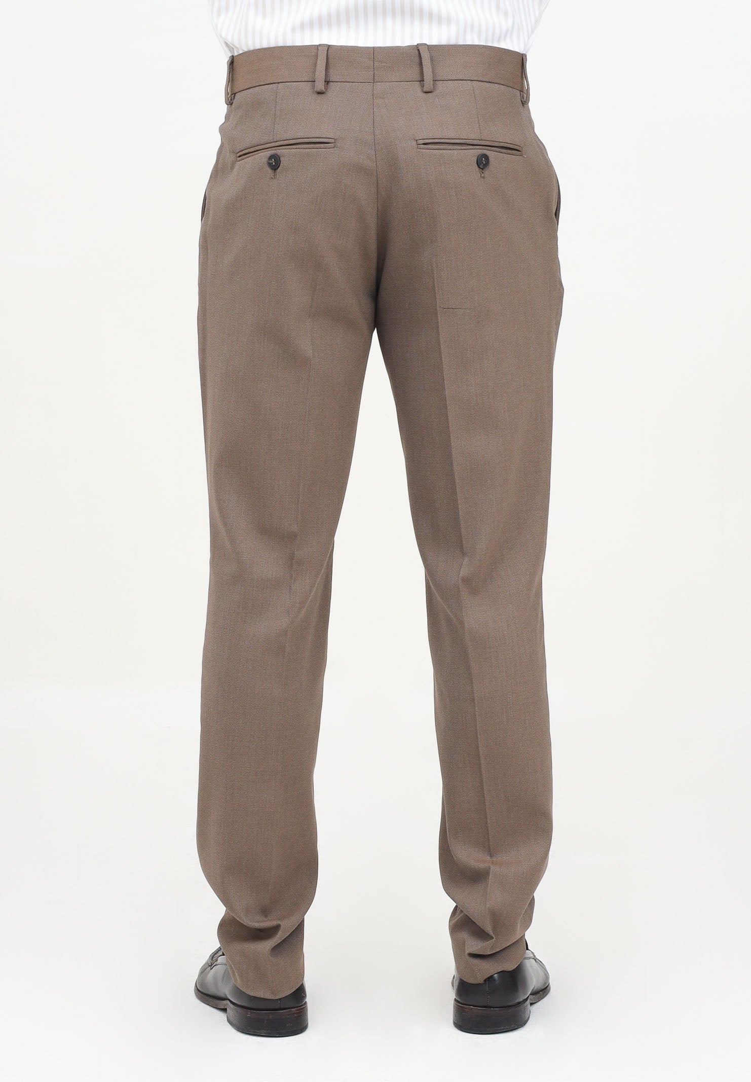 SELECTED HOMME Pantalone elegante marrone da uomo 16087869 KE SELECTED HOMME 