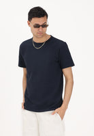 SELECTED HOMME T-shirt a manica corta blu da uomo con texture micro lavorata 16092769 SKCA SELECTED HOMME 