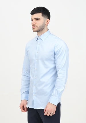 SELECTED HOMME Camicia a manica lunga azzurra da uomo 16092939 LightBlueMixed SELECTED HOMME 