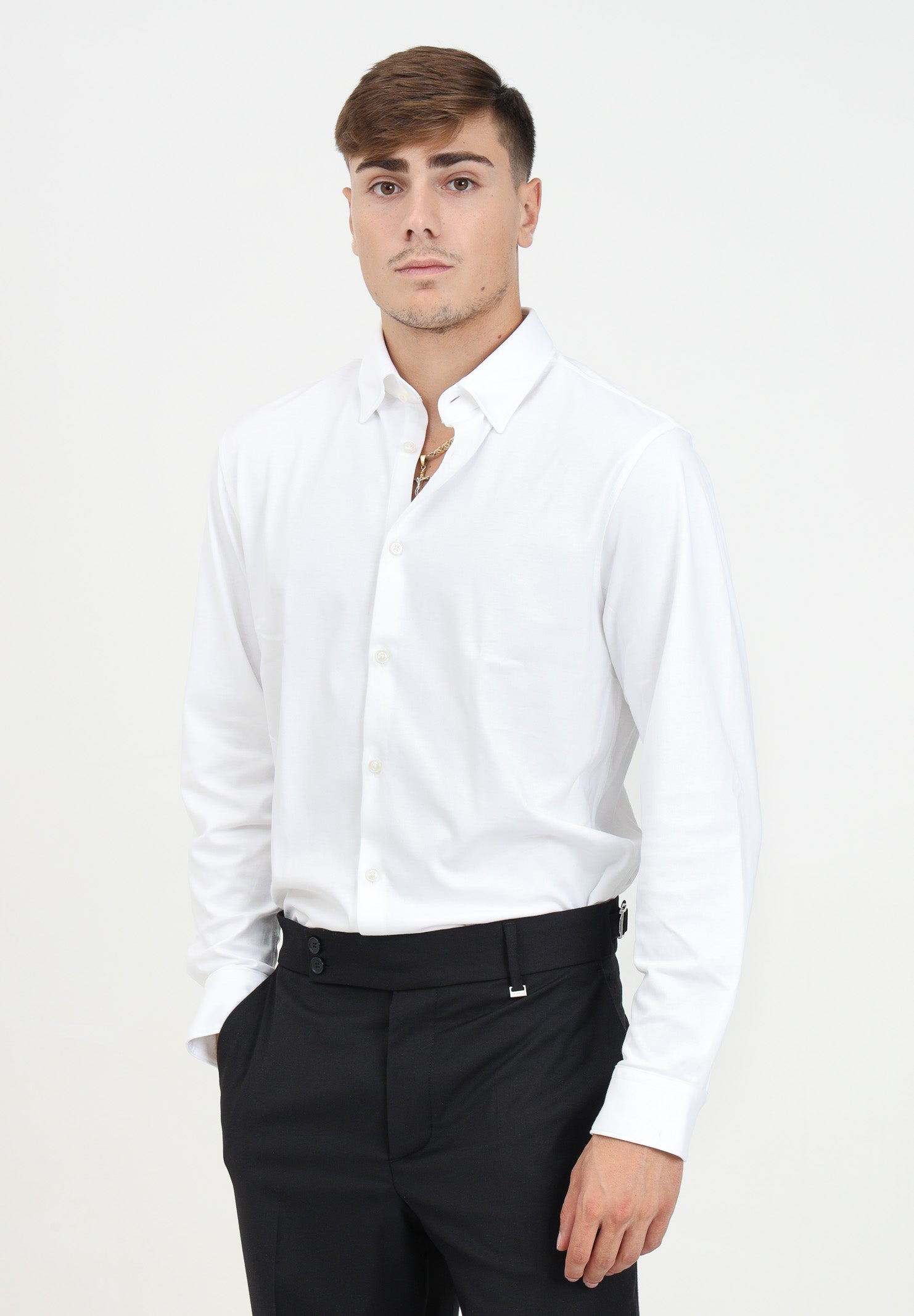 SELECTED HOMME Camicia a manica lunga bianca da uomo 16094593 Bright White SELECTED HOMME 