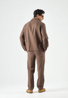 SELECTED HOMME Pantaloni LEROY Chocolate Marrone da uomo con linea dritta. 16096224 CH SELECTED HOMME 