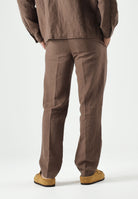 SELECTED HOMME Pantaloni LEROY Chocolate Marrone da uomo con linea dritta. 16096224 CH SELECTED HOMME 