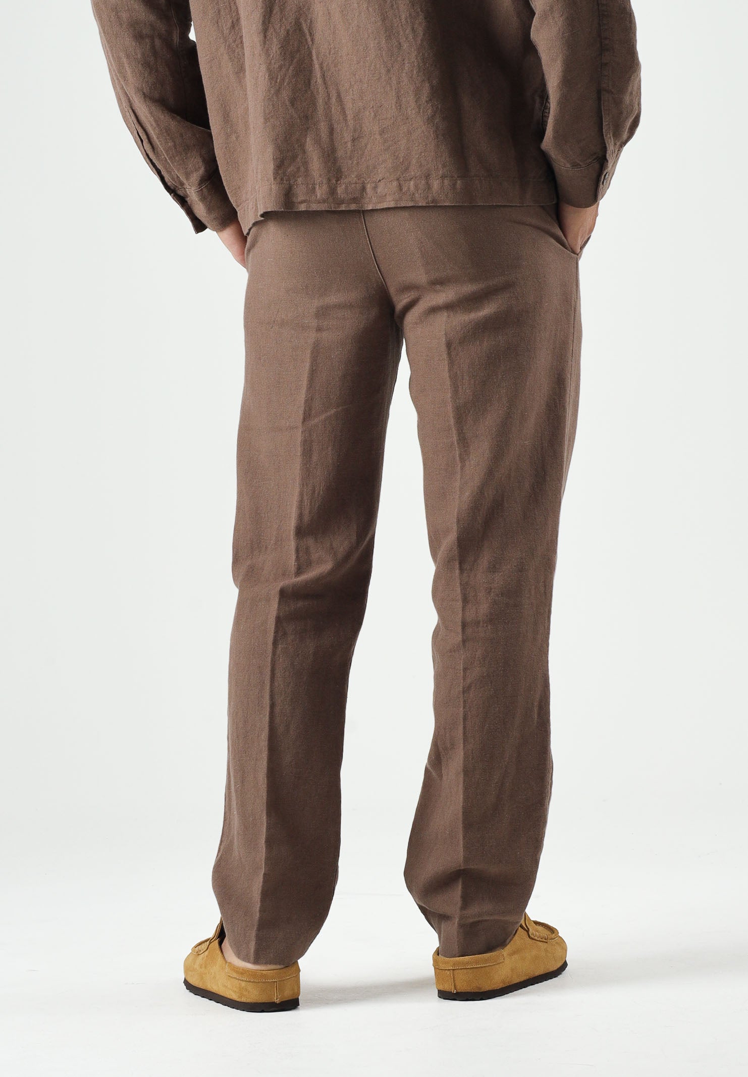 SELECTED HOMME Pantaloni LEROY Chocolate Marrone da uomo con linea dritta. 16096224 CH SELECTED HOMME 