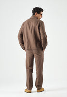 SELECTED HOMME Camicia  LEROY Chocolate Marrone da uomo con tasche applicate sul petto. 16096369 CH SELECTED HOMME 