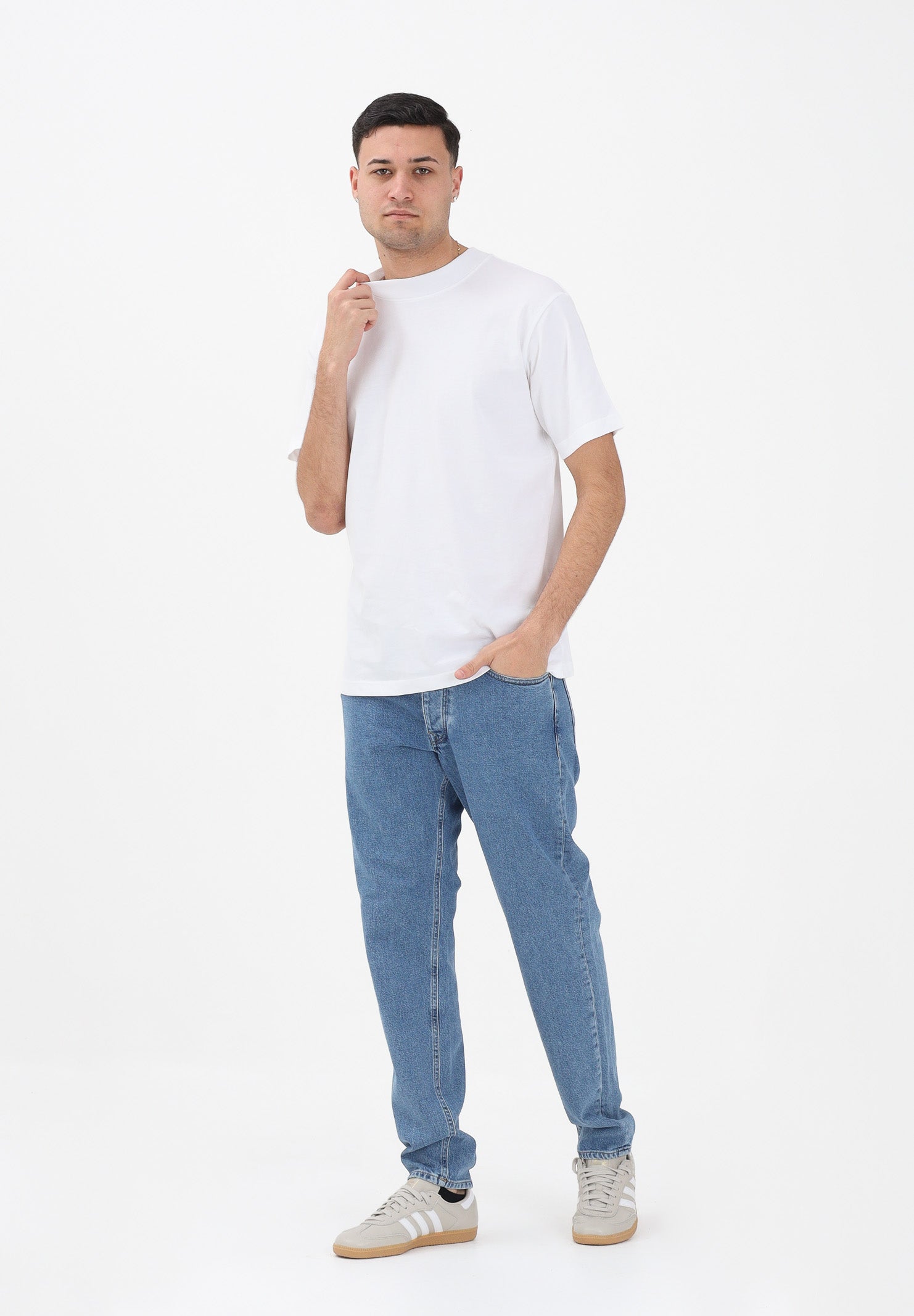 SELECTED HOMME Jeans in denim blu medio da uomo 16098202 LIBL SELECTED HOMME 