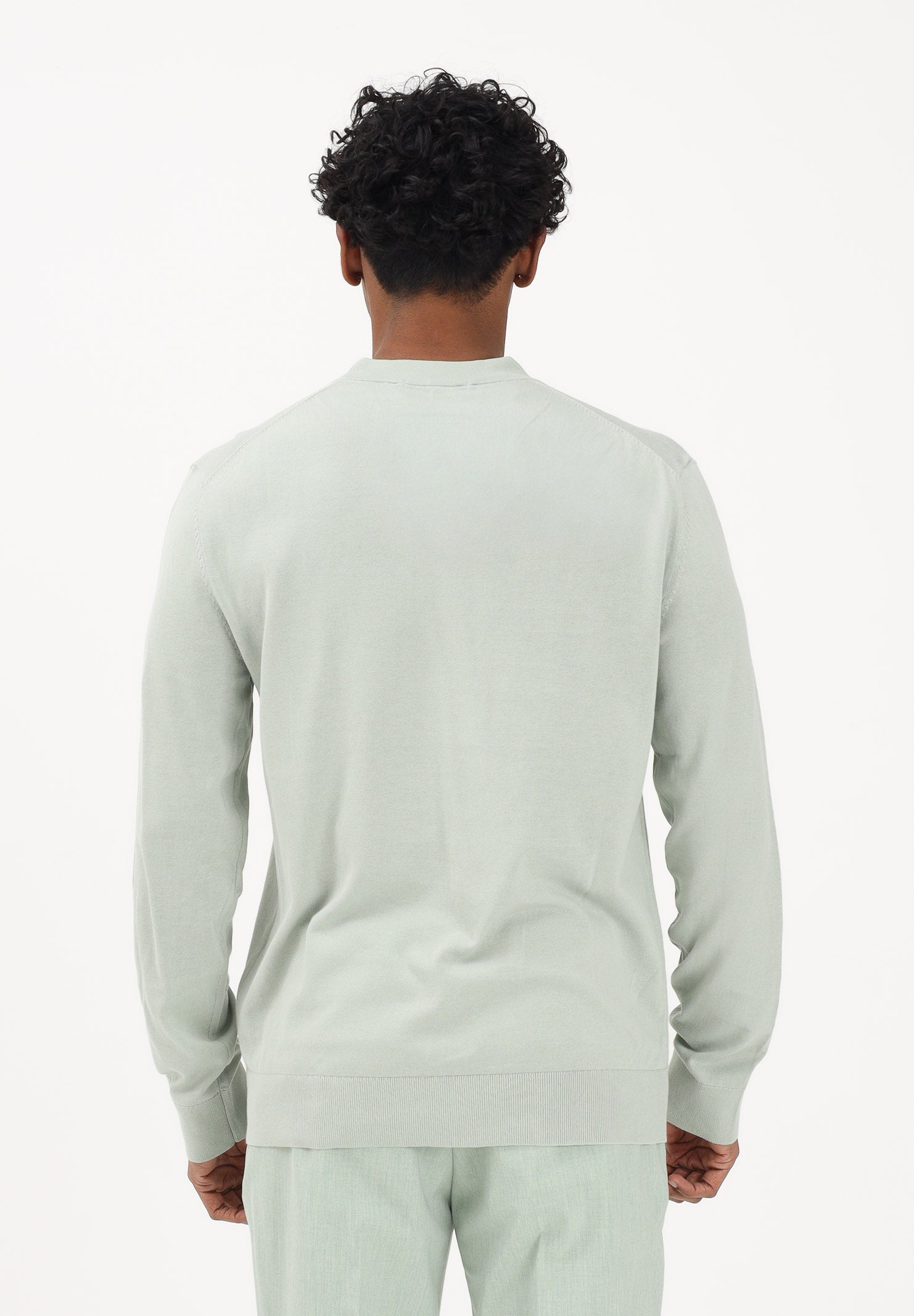 SELECTED HOMME Maglioncino girocollo verde menta da uomo 16099817 AQGR SELECTED HOMME 