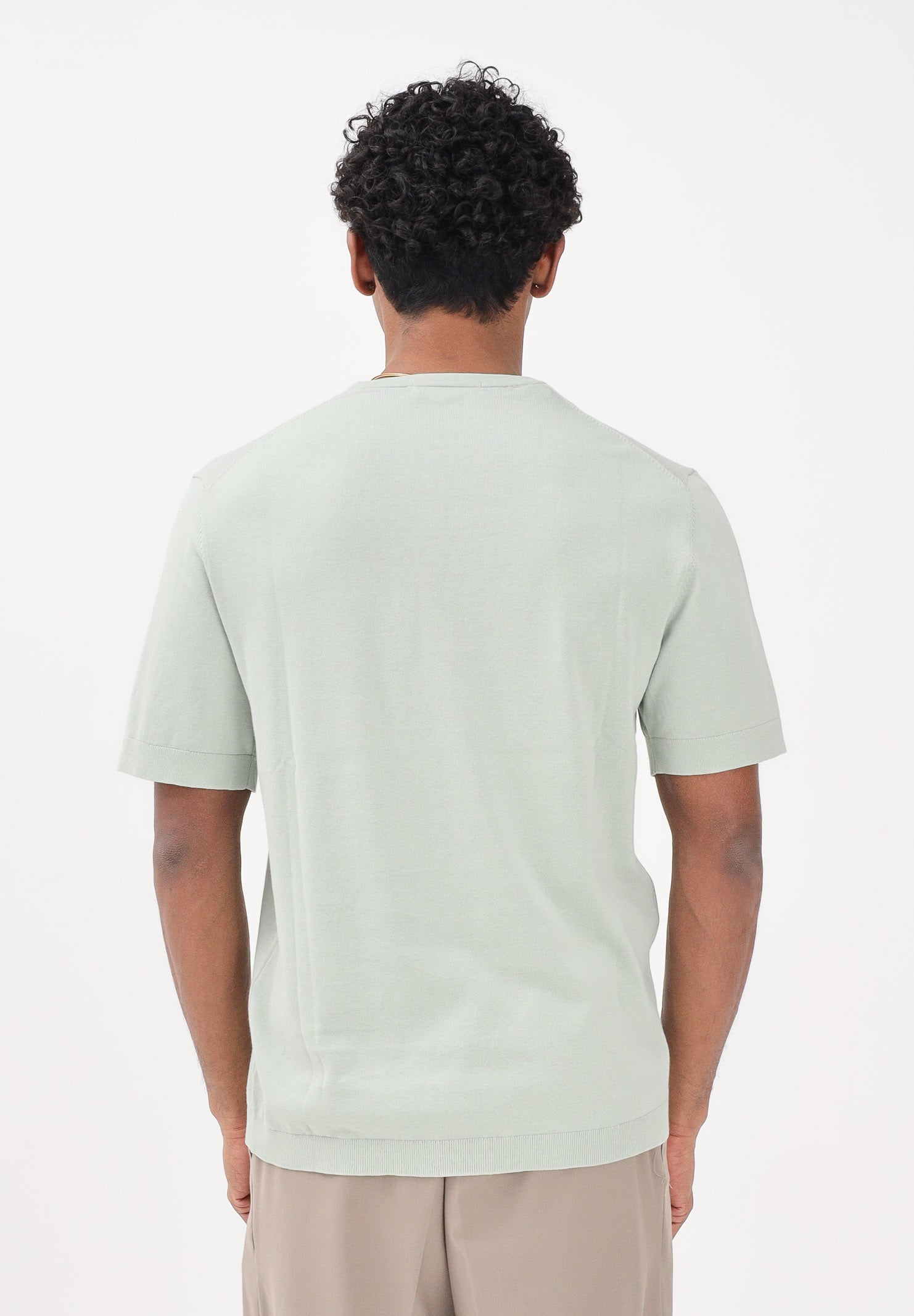 SELECTED HOMME Maglia a manica corta verde acqua da uomo 16099828 AQGR SELECTED HOMME 