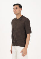 SELECTED HOMME Cardigan marrone da uomo 16100075 DE SELECTED HOMME 