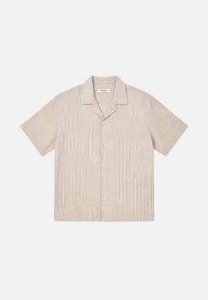 SELECTED HOMME Camicia SLHRLXCLAY LINEN BLEND  beige da uomo 16100085 STEG SELECTED HOMME 