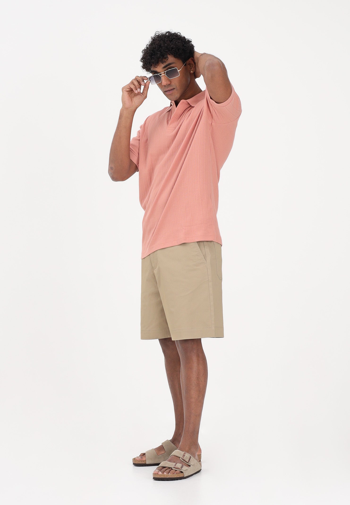 SELECTED HOMME Shorts beige da uomo 16100126 CH SELECTED HOMME 