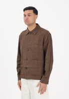 SELECTED HOMME Camicia a manica lunga marrone da uomo 16100325 DE SELECTED HOMME 