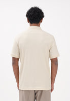 SELECTED HOMME Polo a manica corta panna da uomo 16100460 AN SELECTED HOMME 