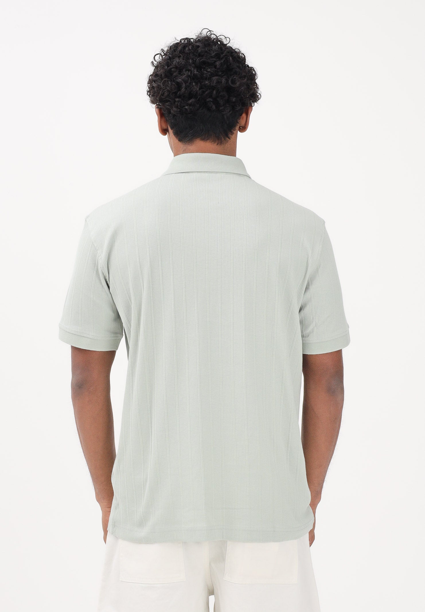 SELECTED HOMME Polo a manica corta verde acqua da uomo 16100460 AQGR SELECTED HOMME 