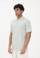SELECTED HOMME Polo a manica corta verde acqua da uomo 16100460 AQGR SELECTED HOMME 
