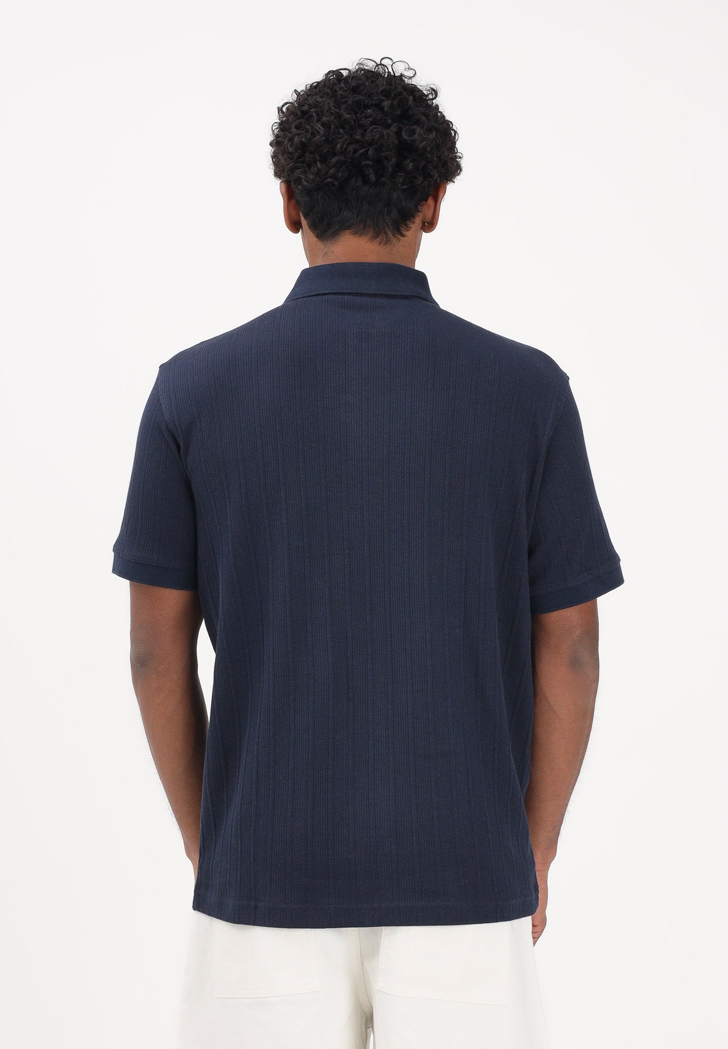 SELECTED HOMME Polo a manica corta blu da uomo 16100460 SKCA SELECTED HOMME 