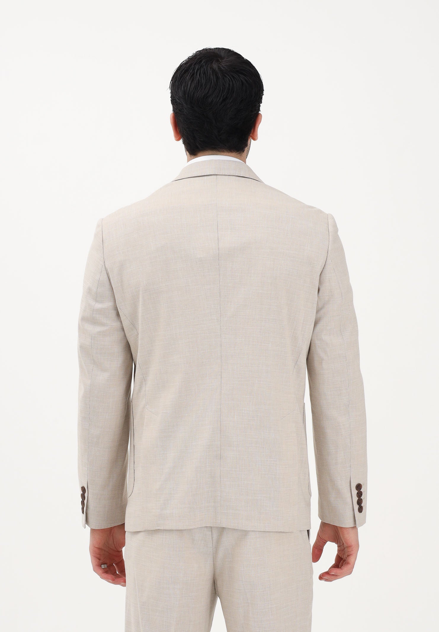 SELECTED HOMME Giacca monopetto beige da uomo 16100693 LISA SELECTED HOMME 