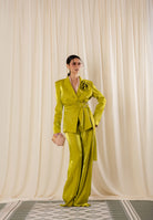 SHIT Pantalone a palazzo verde da donna SH26008 AV SHIT 