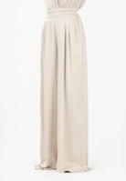 SHIT Pantalone elegante a palazzo color pietra da donna SH26048 PI SHIT 