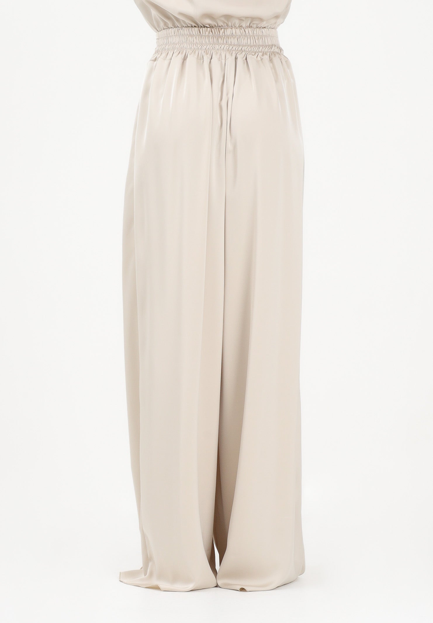SHIT Pantalone elegante a palazzo color pietra da donna SH26048 PI SHIT 
