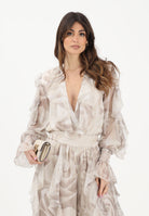 SHIT Body beige da donna con delicata fantasia floreale SH26050 NURO SHIT 
