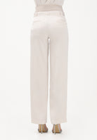 SIMONA CORSELLINI Pantalone elegante avorio da donna con fascione in strass P26CEPA10201 V0359 SIMONA CORSELLINI 