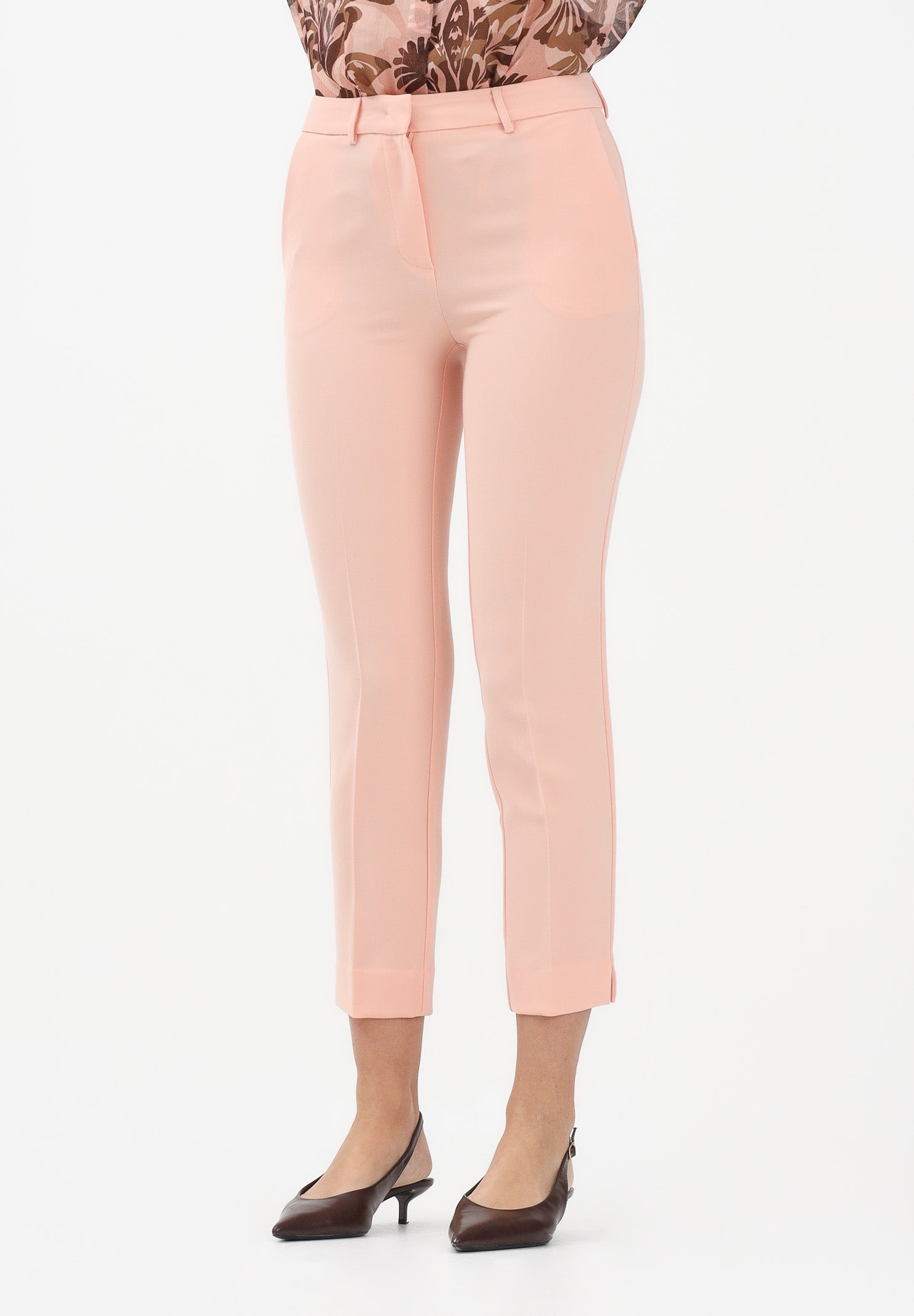 SIMONA CORSELLINI Pantalone elegante rosa da donna P26CPPA02803 V0697 SIMONA CORSELLINI 