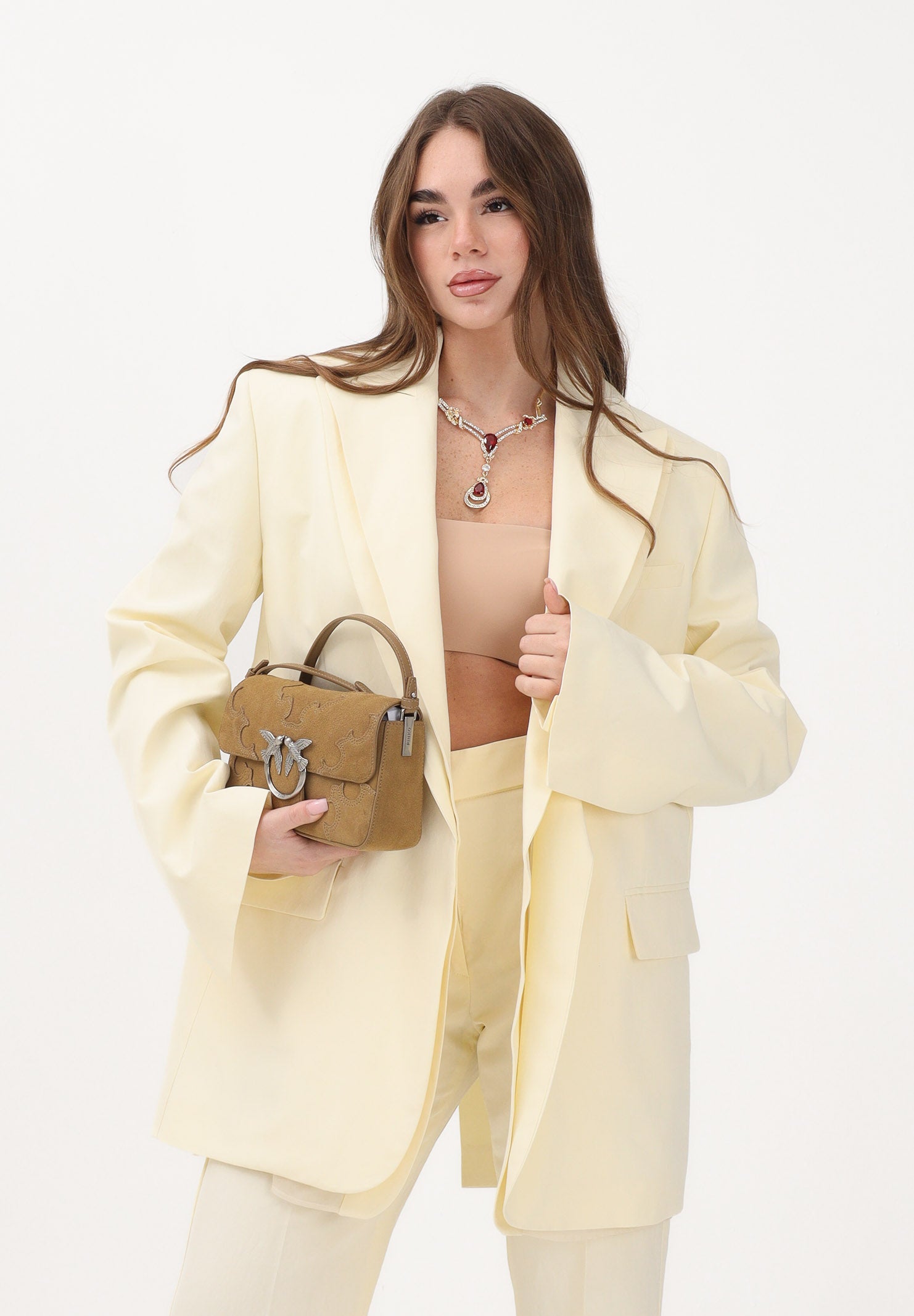 SPORTMAX Giacca SPSTENUTA giallo chiaro da donna 2612041033600 001 SPORTMAX 